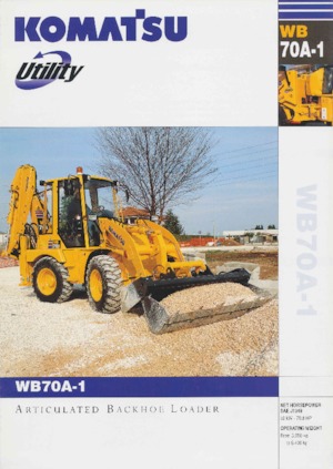 Árokásó-rakodók Komatsu WB70A-1