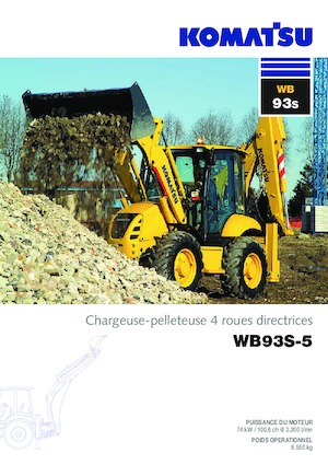 Árokásó-rakodók Komatsu WB93S-5 