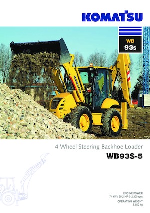 Árokásó-rakodók Komatsu WB93S-8