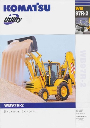 Árokásó-rakodók Komatsu WB97R-2