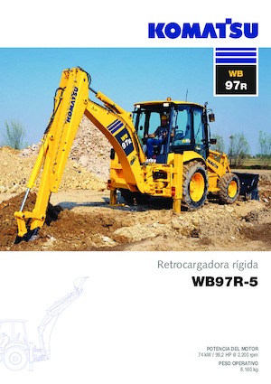 Árokásó-rakodók Komatsu WB97R-5 