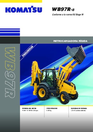 Árokásó-rakodók Komatsu WB97R-8E0