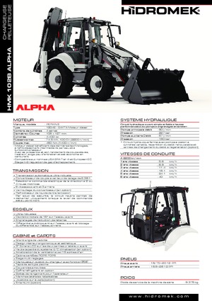 Árokásó-rakodók Hidromek HMK 102 B