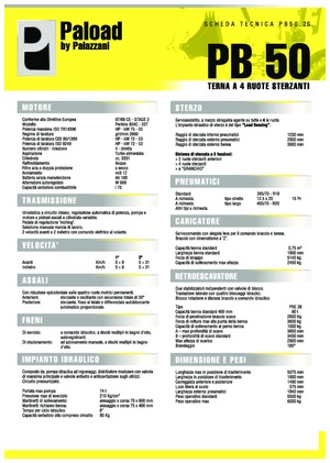 Árokásó-rakodók Palazzani PB 50