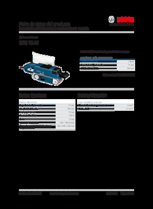 Szalagcsiszolók Bosch GBS 75 AE