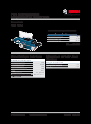 Szalagcsiszolók Bosch GBS 75 AE