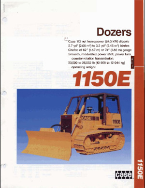 Dózerek Case 1150E 