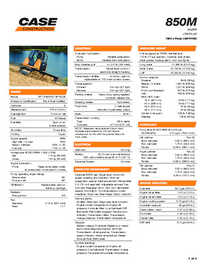 Dózerek Case 850M