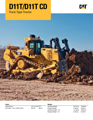 Dózerek Caterpillar D11T