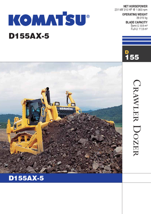 Dózerek Komatsu D155AX-5