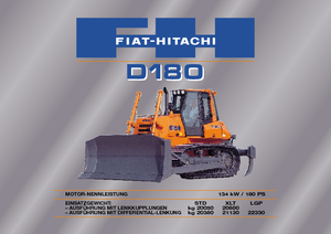 Dózerek Fiat-Hitachi D 180 XLT