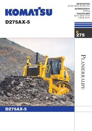 Dózerek Komatsu D275AX-5E0