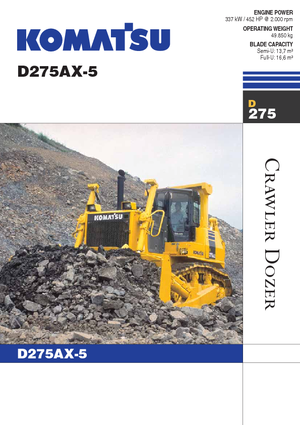 Dózerek Komatsu D275AX-5E0
