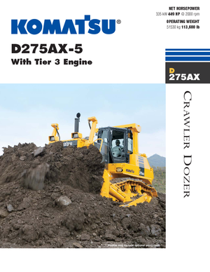 Dózerek Komatsu D275AX-5E0