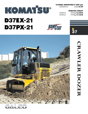 Dózerek Komatsu D37EX-21A