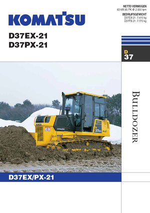 Dózerek Komatsu D37EX-21A