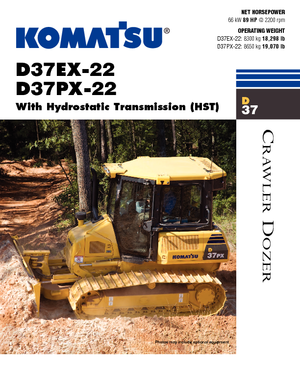 Dózerek Komatsu D37PX-22