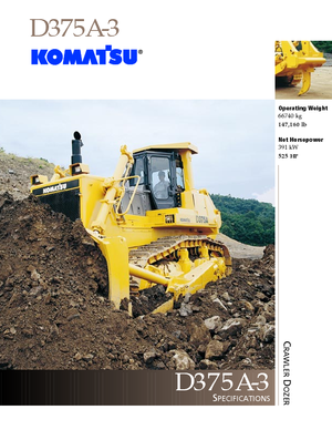 Dózerek Komatsu D375A-3
