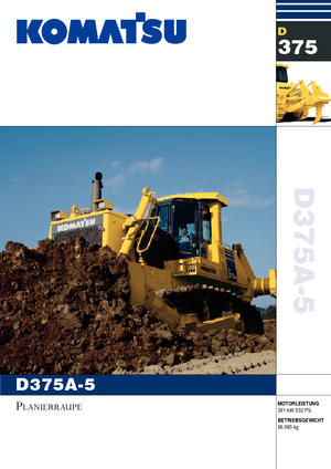 Dózerek Komatsu D375A-5