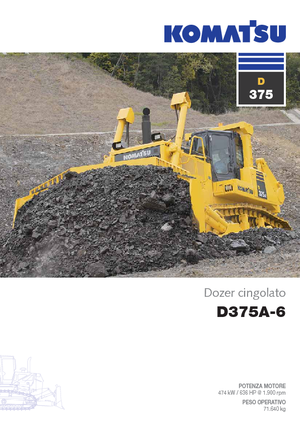 Dózerek Komatsu D375A-6