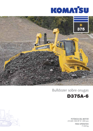 Dózerek Komatsu D375A-6