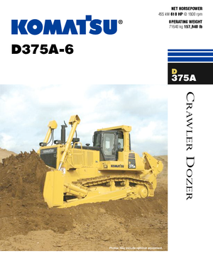Dózerek Komatsu D375A-6