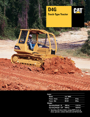 Dózerek Caterpillar D 4 G