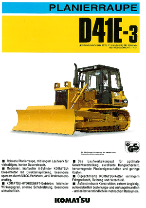 Dózerek Komatsu D41E-3