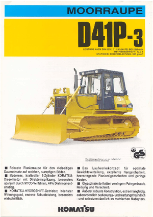 Dózerek Komatsu D41P-3