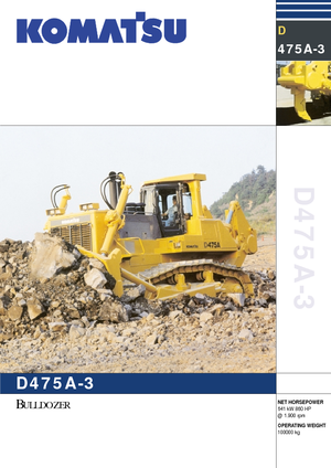 Dózerek Komatsu D475A-3