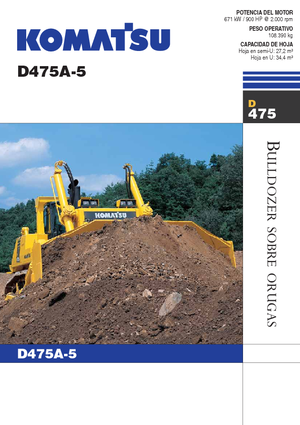 Dózerek Komatsu D475A-5