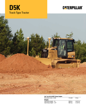Dózerek Caterpillar D5K XL