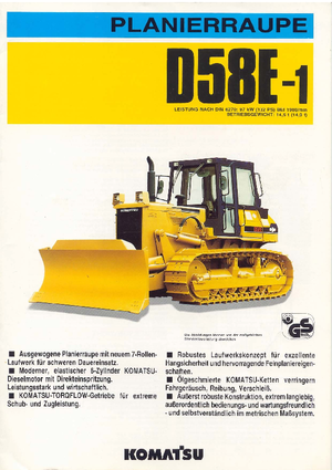 Dózerek Komatsu D58E-1P