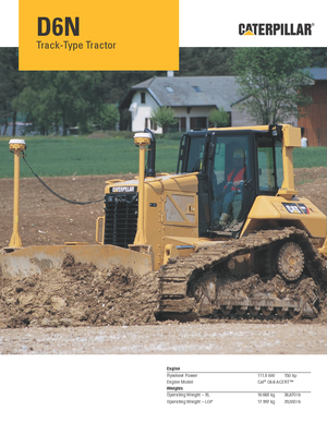 Dózerek Caterpillar D6N LGP