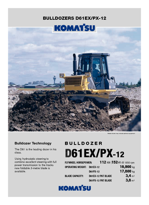 Dózerek Komatsu D61PX-12