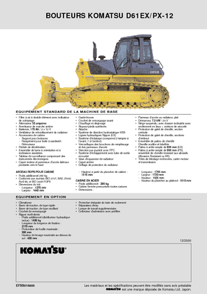Dózerek Komatsu D61PX-12