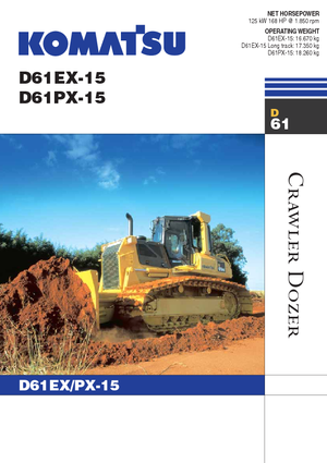 Dózerek Komatsu D61PX-15
