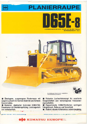Dózerek Komatsu D65E-8