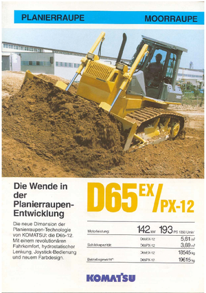 Dózerek Komatsu D65EX-12