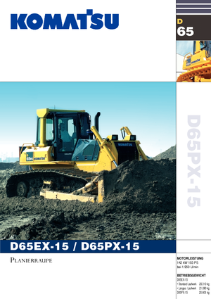 Dózerek Komatsu D65EX-15