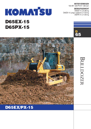 Dózerek Komatsu D65EX-15