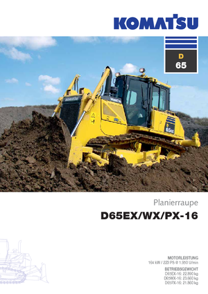 Dózerek Komatsu D65EX-16