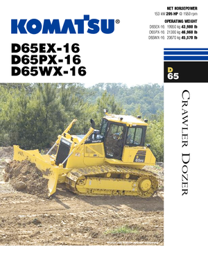 Dózerek Komatsu D65EX-16