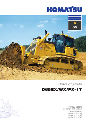 Dózerek Komatsu D65WX-17