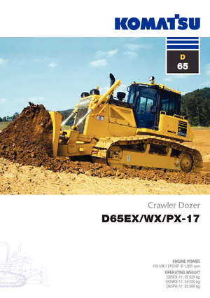 Dózerek Komatsu D65PX-17