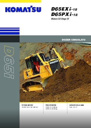 Dózerek Komatsu D65EXi-18