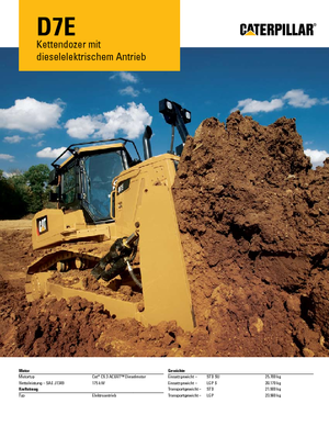 Dózerek Caterpillar D7E