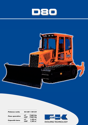 Dózerek Fiat Kobelco D 80 LT