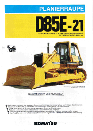 Dózerek Komatsu D85E-21
