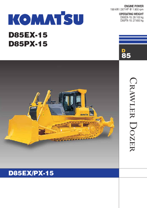 Dózerek Komatsu D85PX-15E0
